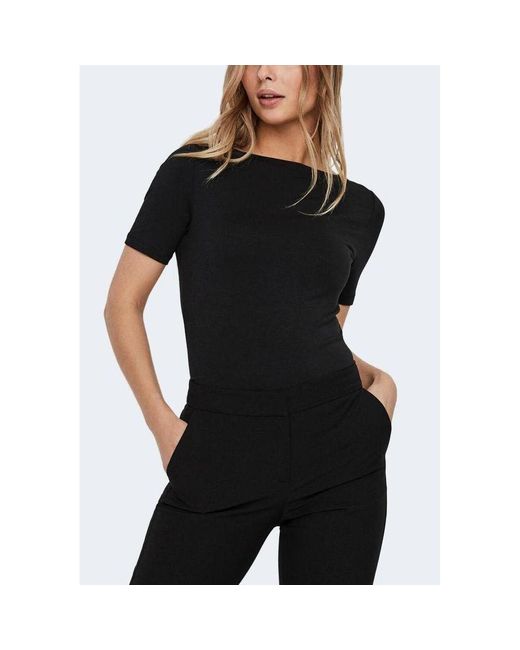 Vero Moda Black Viscose Tops & T