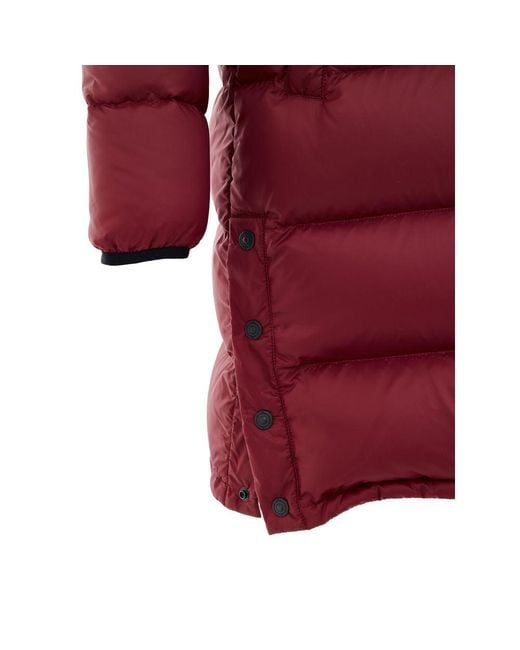 Moose Knuckles Red Bordeaux Cotton Full
