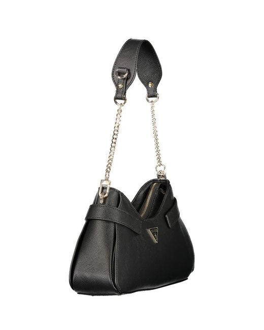 Guess Black Polyurethane Handbag
