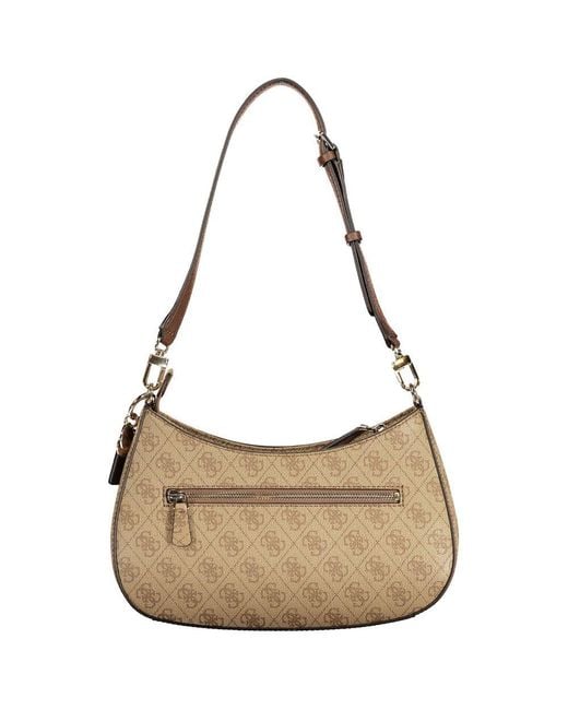 Guess Natural Polyurethane Handbag