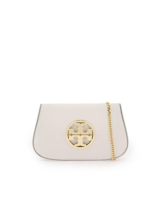 Tory Burch White Reva Clutch