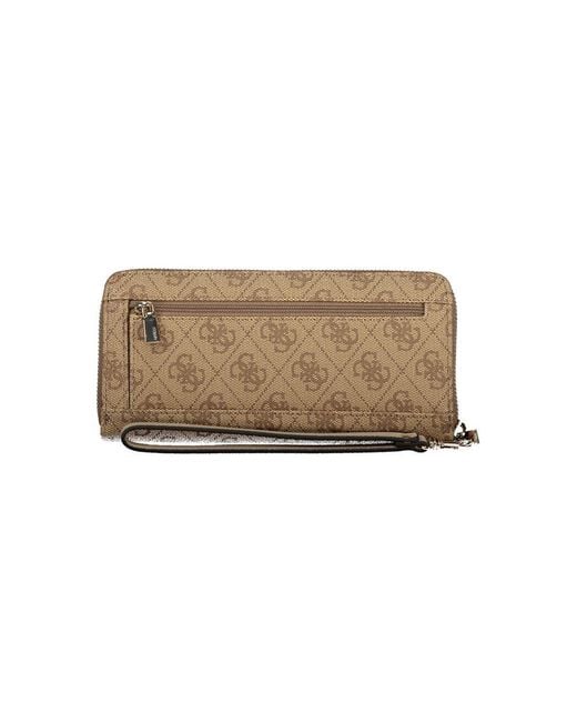 Guess Natural Beige Polyethylene Wallet
