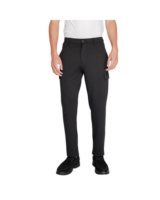Calvin Klein Black Recycled Polyester Jeans & Pant for men