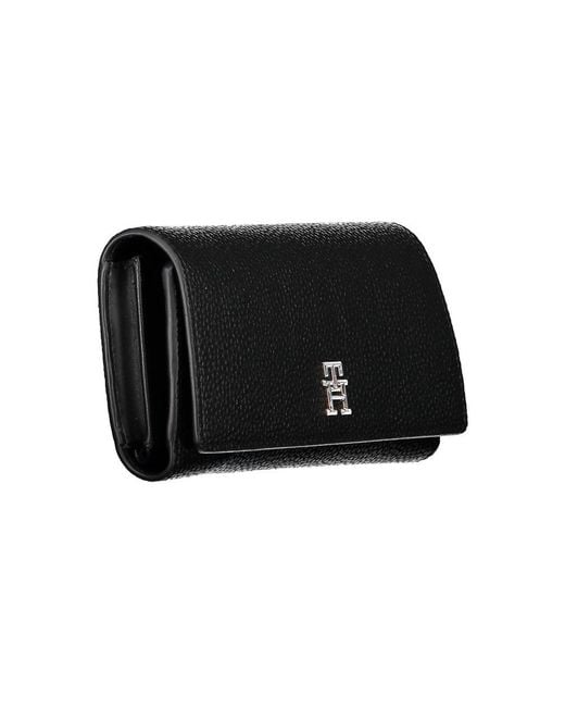 Tommy Hilfiger Black Polyethylene Wallet