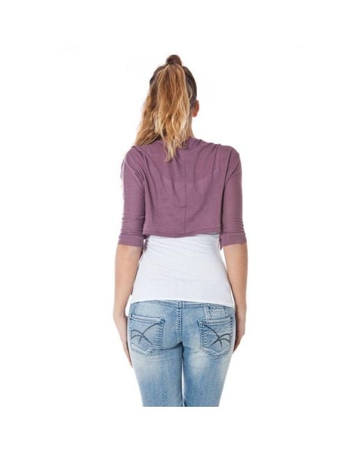 Phard Purple Cotton Sweater