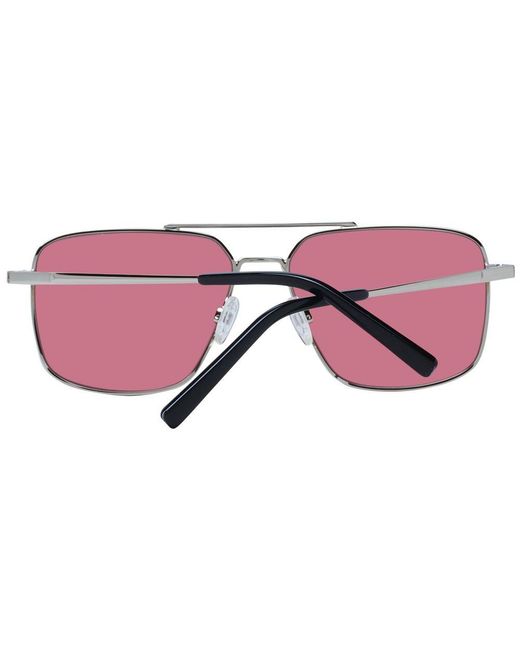 Serengeti Pink Silver Metal Sunglasses for men