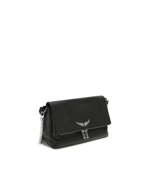 Zadig & Voltaire Black Rocky Ii Shoulder Bag