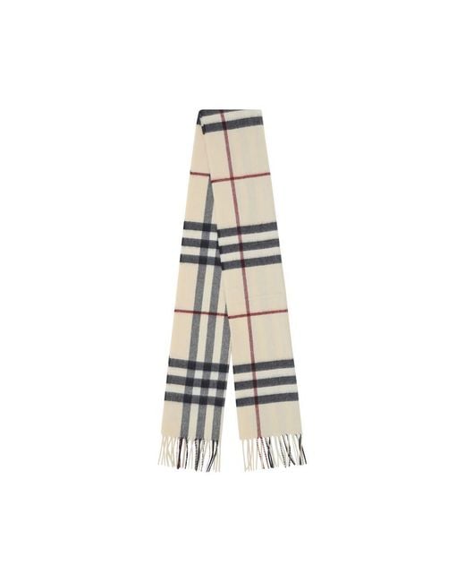 Burberry Multicolor Beige Cashmere Scarf for men