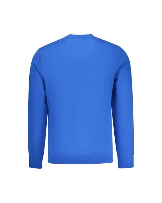 North Sails Blue Cotton Mens Sweatshirt for men