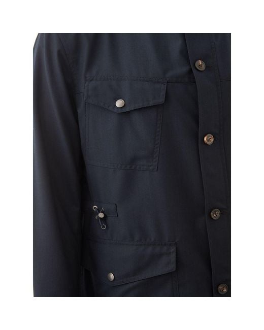 Lardini Blue Wool Jacket for men