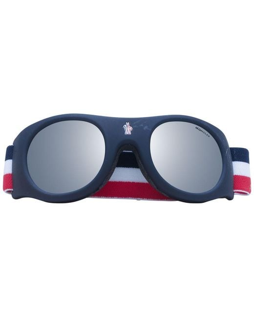 Moncler Blue Plastic Sunglasses
