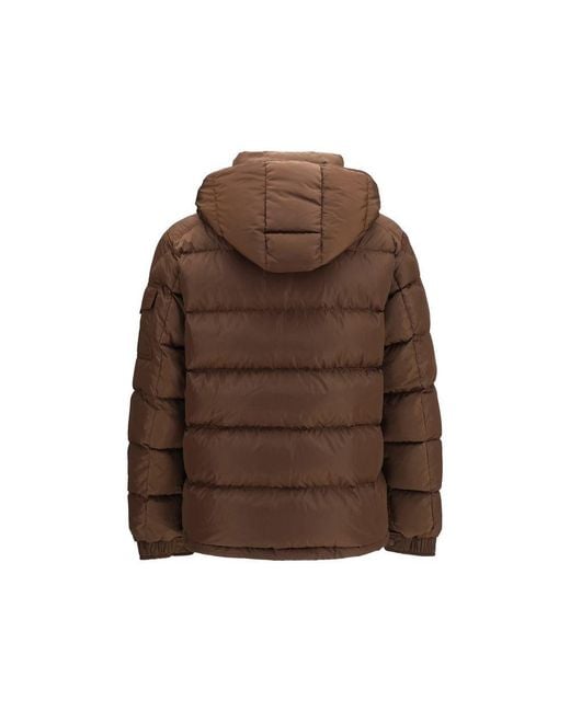 Moncler Brown Polyamide Full for men