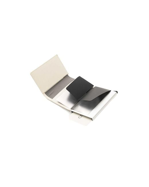 Cerruti 1881 White Beige Calfskin Men Wallet for men