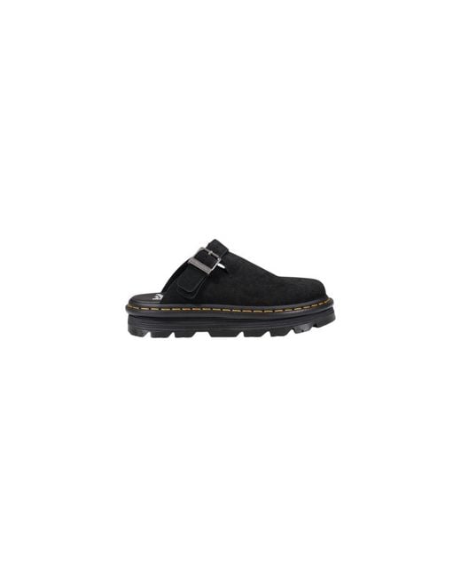 Dr. Martens Black Leather Platform Pumps