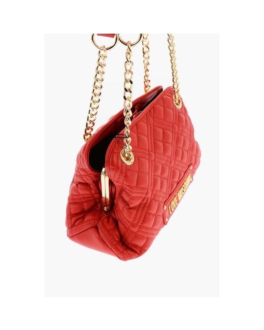 Moschino Red Polyethylene Shoulder Bag