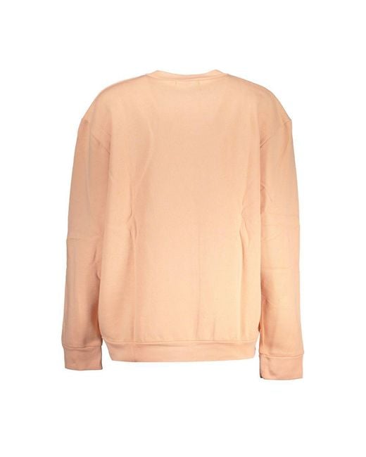 Roberto Cavalli Natural Rosa Polyester Sweatshirt
