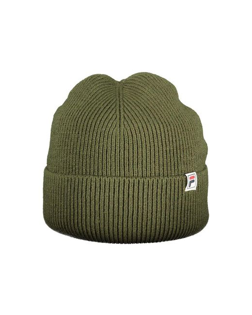 Fila Green Verde Polyacrylic Mens Cap for men