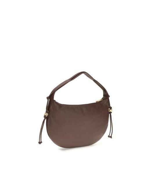 Coccinelle Brown Calf Leather Bos Taurus Shoulder Bag