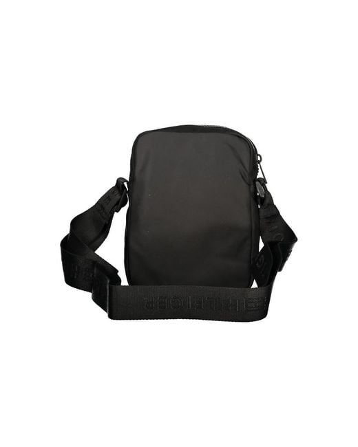Tommy Hilfiger Black Recycled Polyester Men Shoulder Bag for men