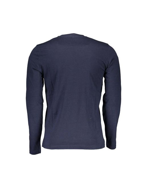 North Sails Blue Cotton T-Shirt for men