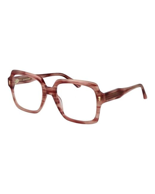 Sandro Brown Pink Acetate Glasses (frames)