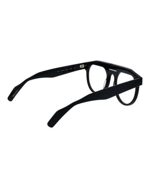 Yohji Yamamoto Black Plastic Glasses (Frames) for men