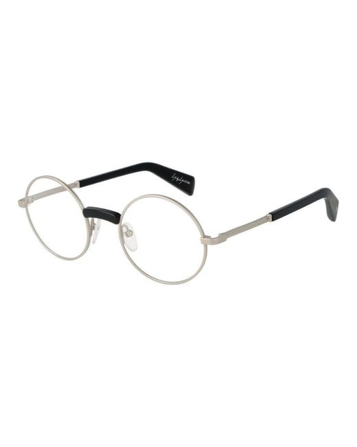 Yohji Yamamoto Brown Metal Glasses (Frames) for men