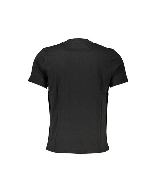 North Sails Black Cotton T-Shirt for men
