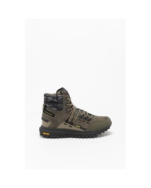 Colmar Multicolor Green Leather Ankle Boots for men