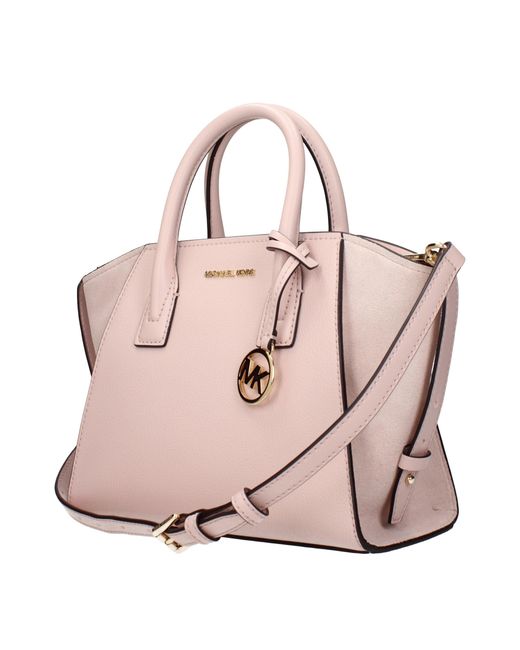 Michael Kors Pink Leather Handbags