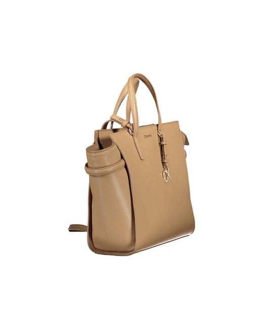 Calvin Klein Natural Polyester Handbag