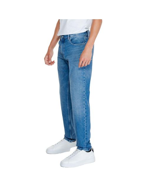 Calvin Klein Blue Better Cotton Initiative Jeans & Pant for men