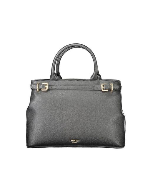 Twinset Gray Twinset Polyethylene Handbag