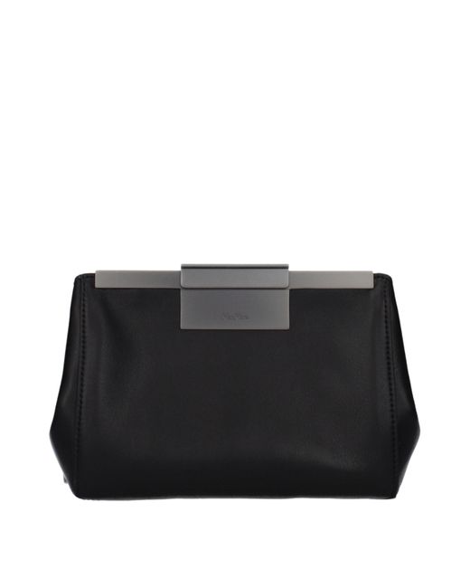 Max Mara Black Crossbody Bag Leather