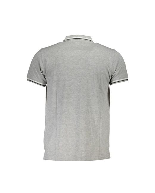 Roberto Cavalli Gray Cotton Polo for men