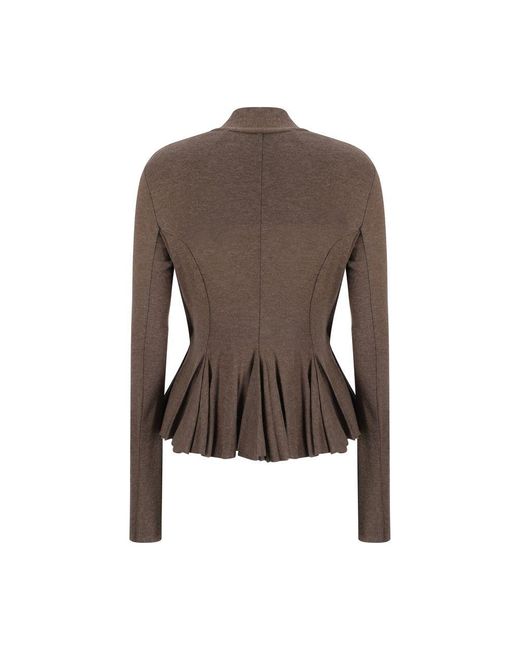 Rick Owens Brown Hollywood Jacket