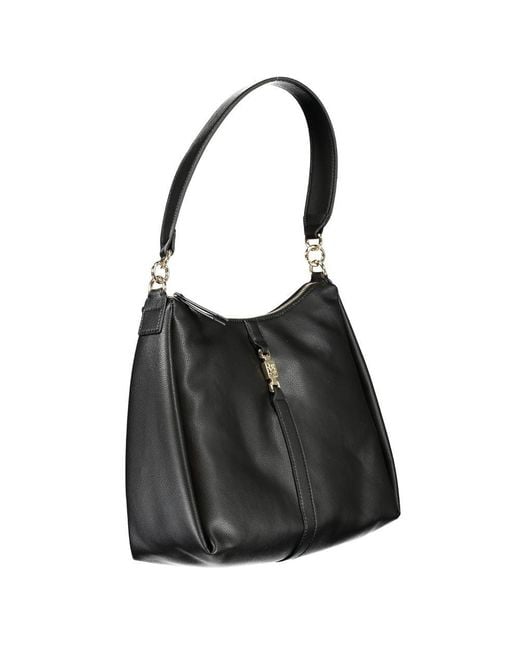 Tommy Hilfiger Black Polyester Shoulder Bag