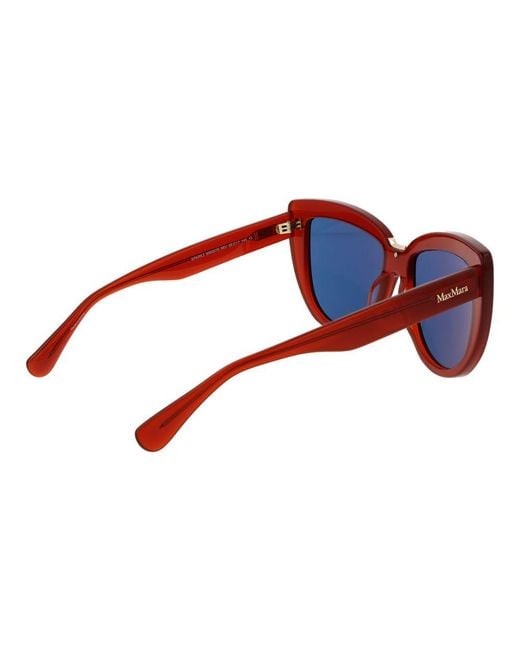 Max Mara Blue Multicolor Acetate Sunglasses