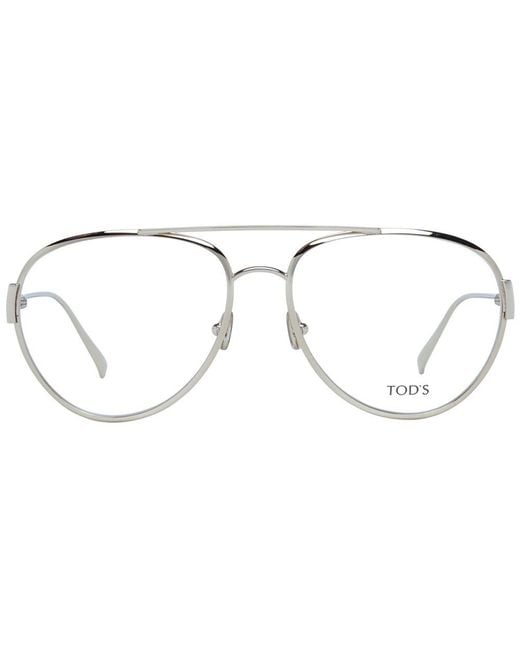 Tod's Metallic Gold Optical Frames