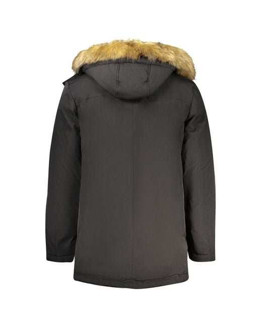 Guess Black Polyester Jacket for men