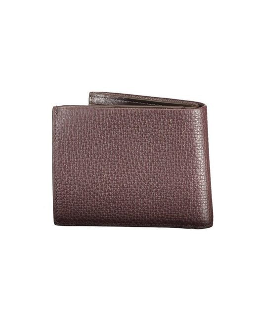 Calvin Klein Brown Leather Wallet for men