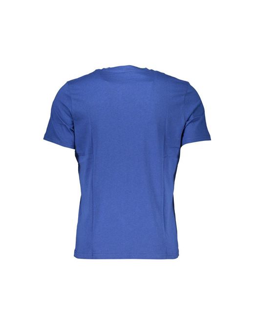 North Sails Blue Cotton T-Shirt for men