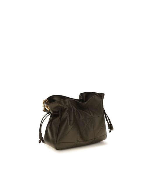 Saint Laurent Black Bicolor Lamb Ovis Aries Aries Clutch Bag