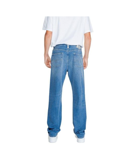 Replay Blue Cotton Jeans & Pant for men