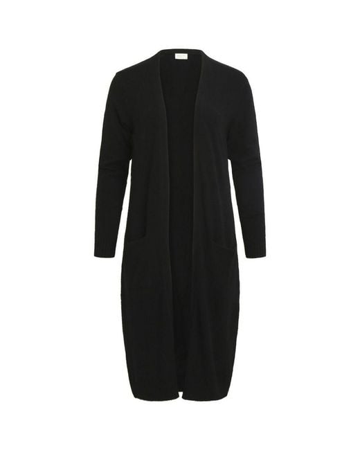 VILA CLOTHES Black Nylon Cardigan