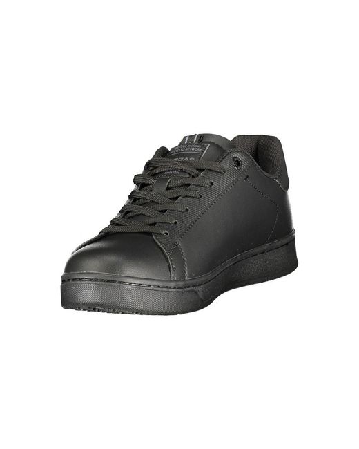 Gas Black Polyurethane Men Sneaker for men
