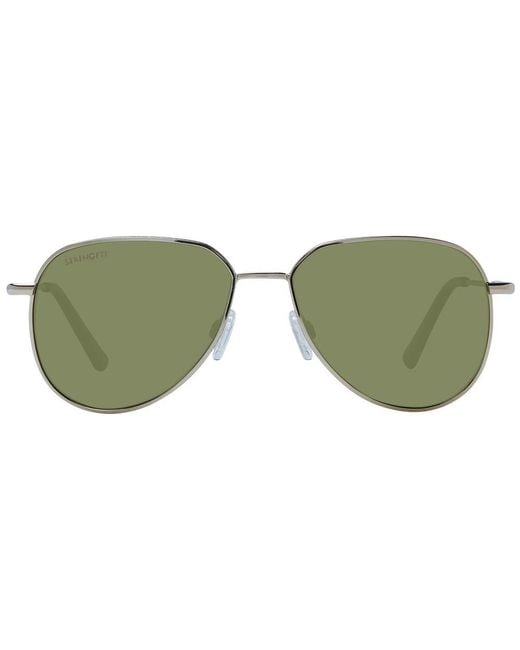 Serengeti Green Gold Metal Sunglasses