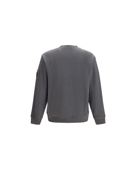 Moose Knuckles Gray Cotton Sweatshirt for men