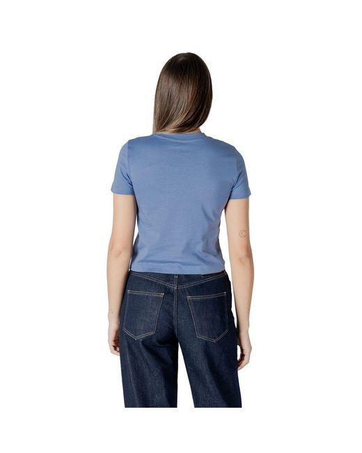 Calvin Klein Blue Recycled Cotton Sportswear