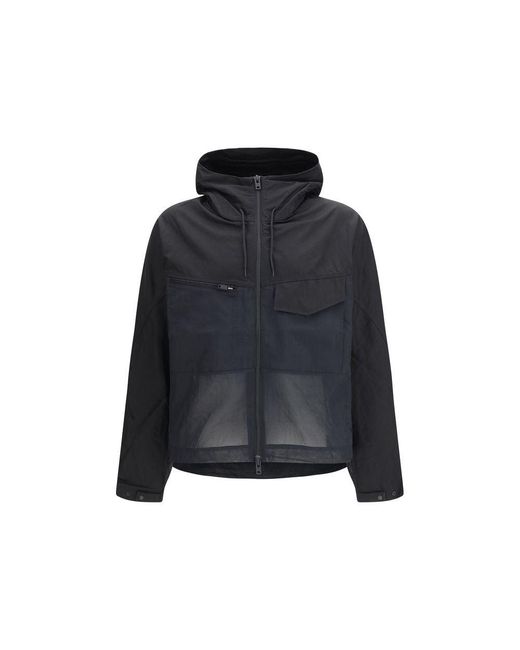 Y-3 Blue Black Cotton Shell Jacket - L for men